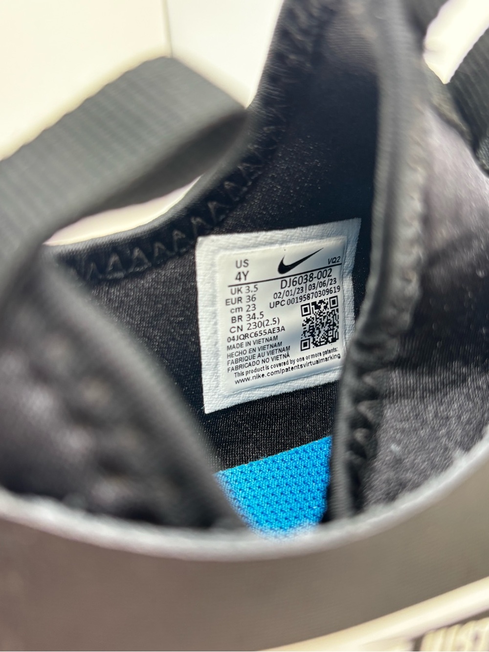 Nike Kids Slip-On Black Sneakers